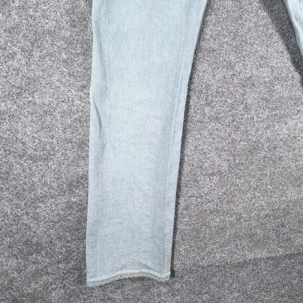 Levis 501 '93 Jeans Mens 33x34 Blue Denim Cotton Stretch Straight Fit Mid Rise‎